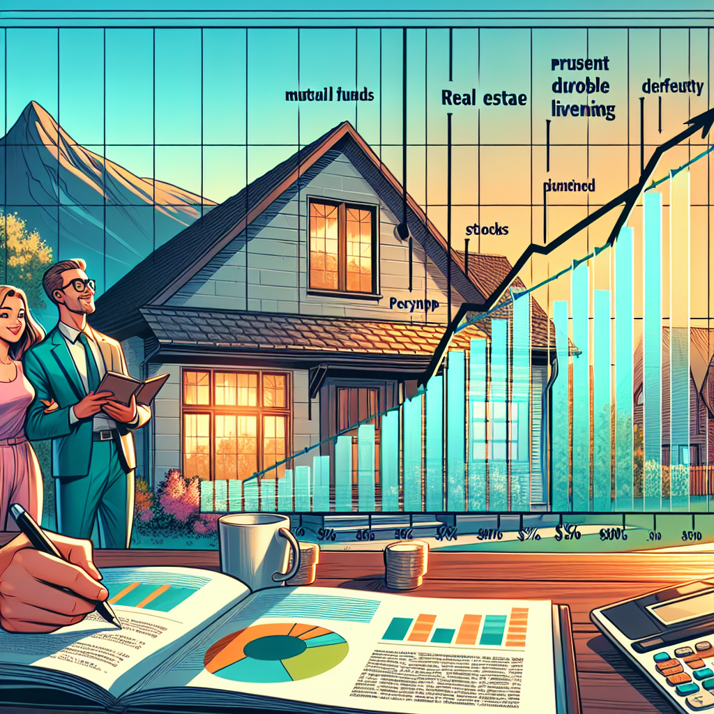 Grafico de crecimiento financiero de una familia que planificó inteligentemente sus finanzas