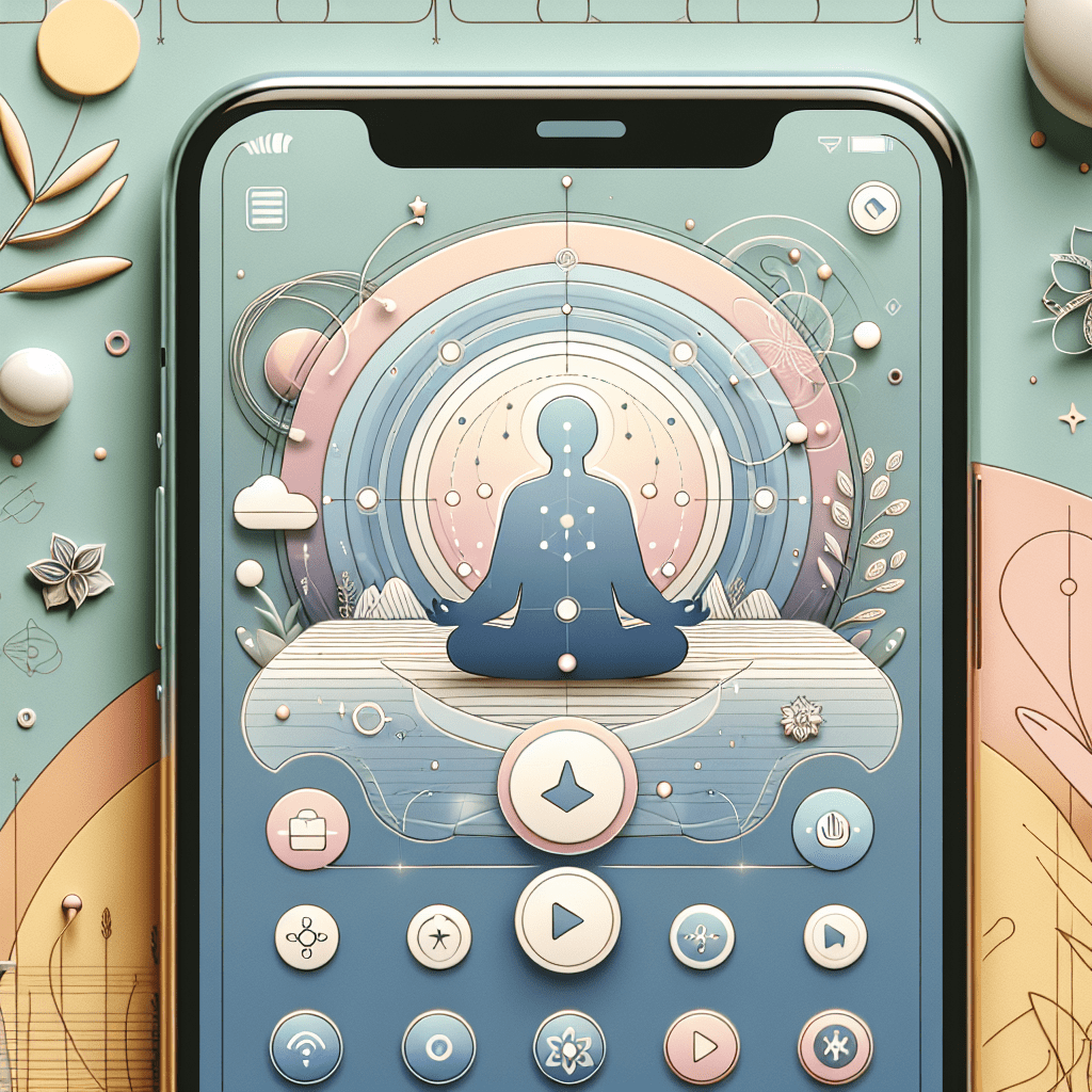 Captura de pantalla de la interfaz de usuario de la aplicación Headspace mostrando una sesión de meditación guiada