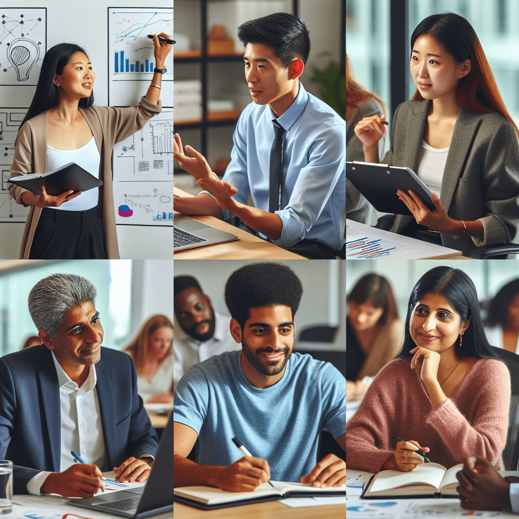 A group of diverse individuals engaged in a meeting or discussion, symbolizing the collaborative efforts needed among workers, businesses, and policymakers to shape the future of the gig economy in Canada.